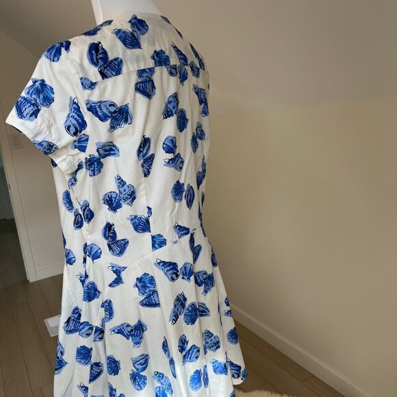 ZARA Dress's Blue Seashell print - Picture 4 of 4